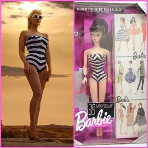 NRFB 1994 35th Anniversary Swimsuit Barbie®Doll (Brunette)